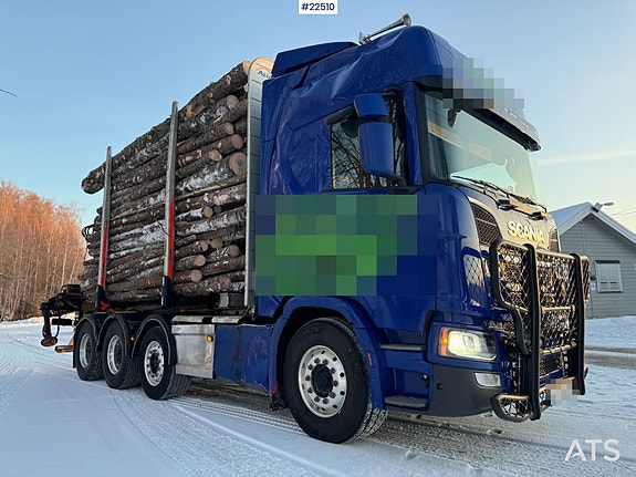 Scania R770 Pusher Tømmerbil m/ Jonsred J1088 kran 3 of 30