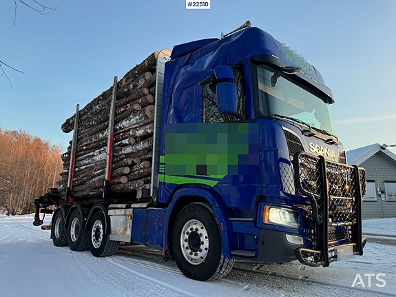 Scania R770 Pusher Tømmerbil m/ Jonsred J1088 kran 2 of 30