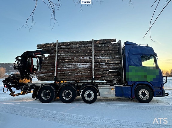Scania R770 Pusher Tømmerbil m/ Jonsred J1088 kran 4 of 30