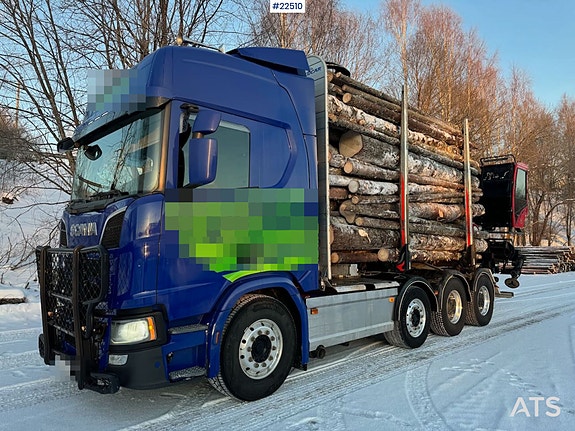 Scania R770 Pusher Tømmerbil m/ Jonsred J1088 kran 7 of 30