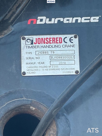 Jonsered J1088S Tømmerkran 10 of 20