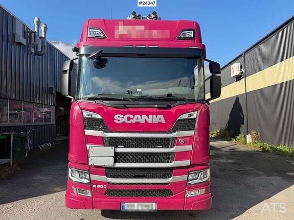 Scania R500 8x4 vakuumbil m/ Koks påbygg, blåseutstyr og 1 væskebakstusser. SE VIDEO 2 of 30