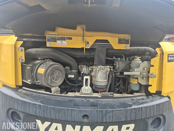 Yanmar ViO80 beltegraver med Rototilt, S50-feste, skjær og 3 skuffer. 18 of 21
