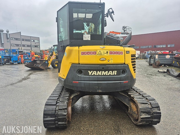 Yanmar ViO80 beltegraver med Rototilt, S50-feste, skjær og 3 skuffer. 3 of 21
