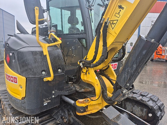 Yanmar ViO80 beltegraver med Rototilt, S50-feste, skjær og 3 skuffer. 15 of 21
