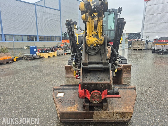 Yanmar ViO80 beltegraver med Rototilt, S50-feste, skjær og 3 skuffer. 14 of 21