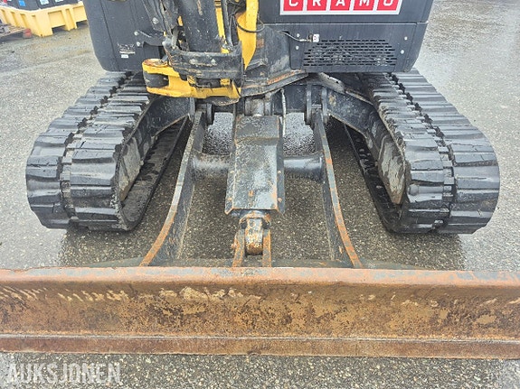 Yanmar ViO80 beltegraver med Rototilt, S50-feste, skjær og 3 skuffer. 17 of 21