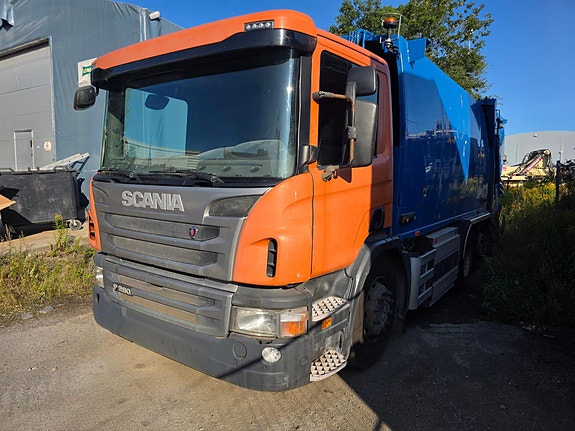 Scania P280 komprimatorbil NTM 2 kammer - CNG 2 of 14