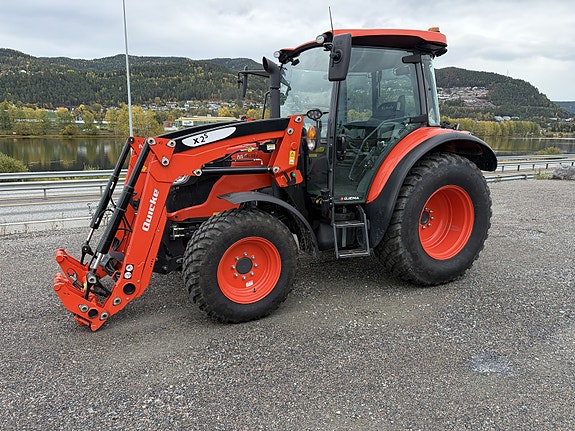 Kubota M4-073   LASTER, FRONTHYD,TO SETT HJUL 2024, kr 685 000,-