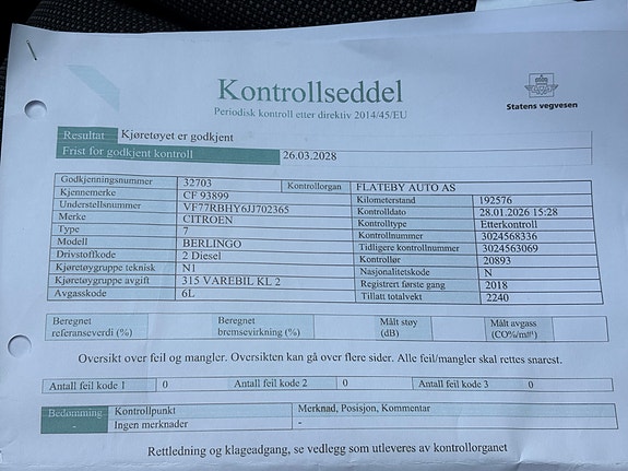 Citroen Berlingo 18 of 19
