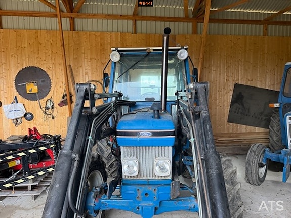 Ford 1986 4610 4x4 traktor med frontlaster 14 of 30