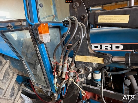 Ford 1986 4610 4x4 traktor med frontlaster 27 of 30
