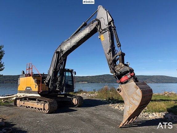 Volvo EC250EL Gravemaskin m/ GPS, Rototilt og 2 skuffer. SE VIDEO 9 of 30