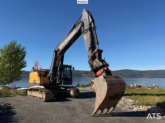 Volvo EC250EL Gravemaskin m/ GPS, Rototilt og 2 skuffer. SE VIDEO 10 of 30