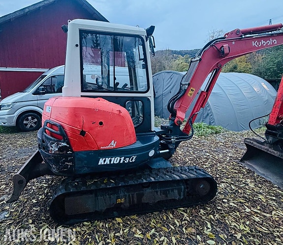 Kubota KX101-3@ - Hydraulisk S40 feste - pusseskuffe - MVA FRI 2 of 8