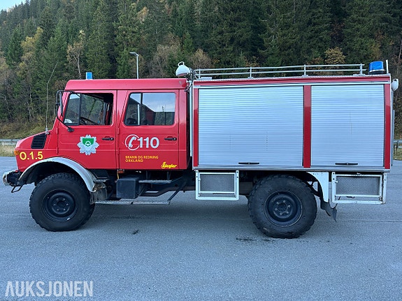 Mercedes-Benz Unimog 1300 L | Braco/Ziegler brannbil | 800L vanntank | KUN 26127 KM 9 of 30