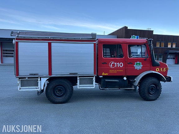 Mercedes-Benz Unimog 1300 L | Braco/Ziegler brannbil | 800L vanntank | KUN 26127 KM 10 of 30