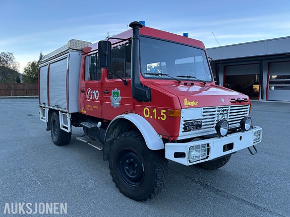 Mercedes-Benz Unimog 1300 L | Braco/Ziegler brannbil | 800L vanntank | KUN 26127 KM 3 of 30
