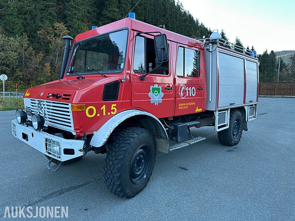 Mercedes-Benz Unimog 1300 L | Braco/Ziegler brannbil | 800L vanntank | KUN 26127 KM 6 of 30