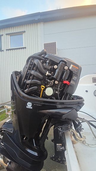 Quicksilver 630wa med 2014 model 115hk Mercury. 5 of 8
