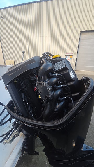 Quicksilver 630wa med 2014 model 115hk Mercury. 7 of 8