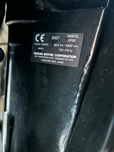 2007 Suzuki DF50-Komplett motor 2 of 2