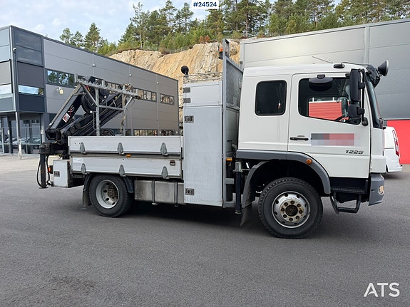 Mercedes-Benz Atego 1225  4x4 6 seter m/ 10t/m Hiab kran 4 of 30