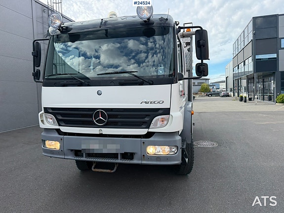Mercedes-Benz Atego 1225  4x4 6 seter m/ 10t/m Hiab kran 2 of 30