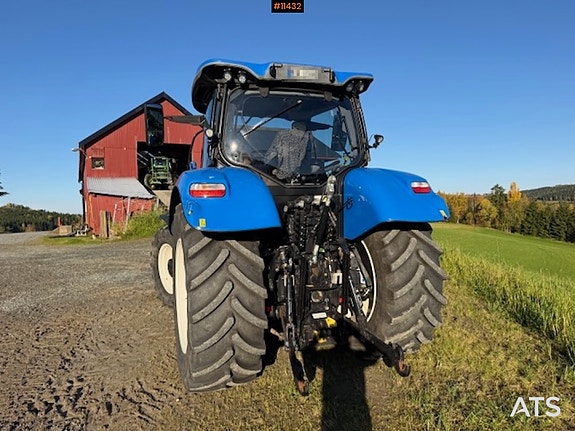 New Holland T6. 180 4x4 traktor med frontlaster 8 of 30