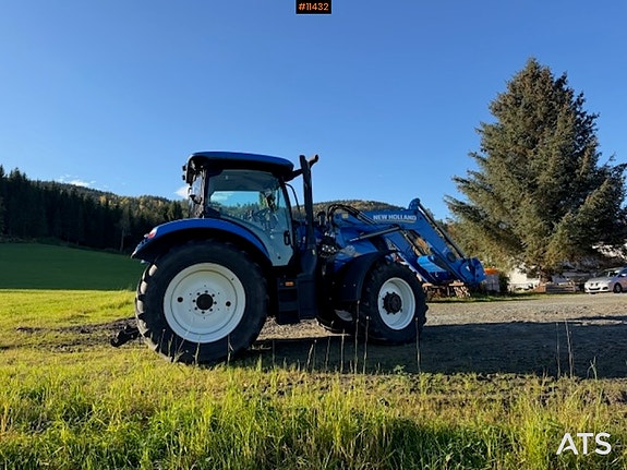 New Holland T6. 180 4x4 traktor med frontlaster 10 of 30