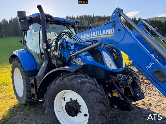 New Holland T6. 180 4x4 traktor med frontlaster 12 of 30