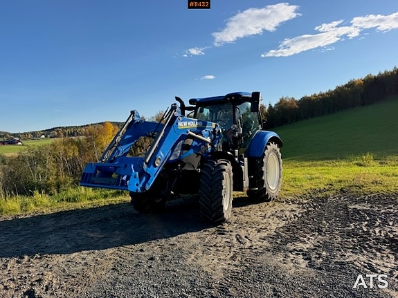 New Holland T6. 180 4x4 traktor med frontlaster 4 of 30