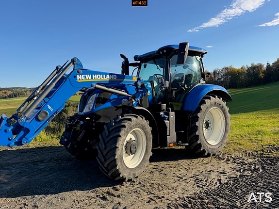 New Holland T6. 180 4x4 traktor med frontlaster 2 of 30