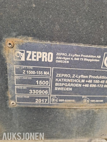 Andre Zepro 1500 kg 3 of 7