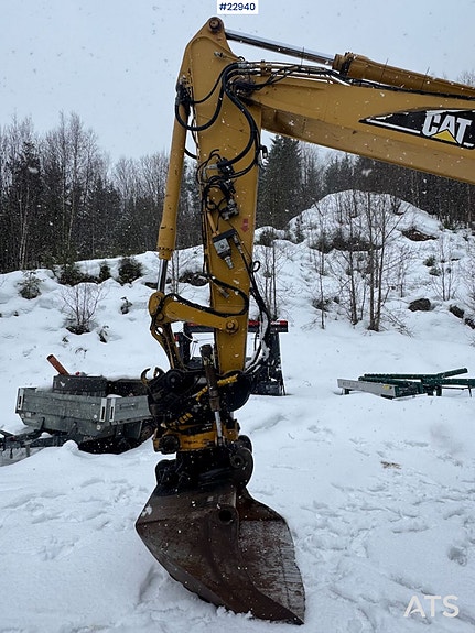 Caterpillar M313 C m/ 1 skuffe, tilt og Mikrofyn maskinstyring. Nyoverhalt girkasse. 11 of 28
