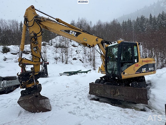Caterpillar M313 C m/ 1 skuffe, tilt og Mikrofyn maskinstyring. Nyoverhalt girkasse. 2 of 28
