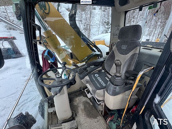 Caterpillar M313 C m/ 1 skuffe, tilt og Mikrofyn maskinstyring. Nyoverhalt girkasse. 14 of 28