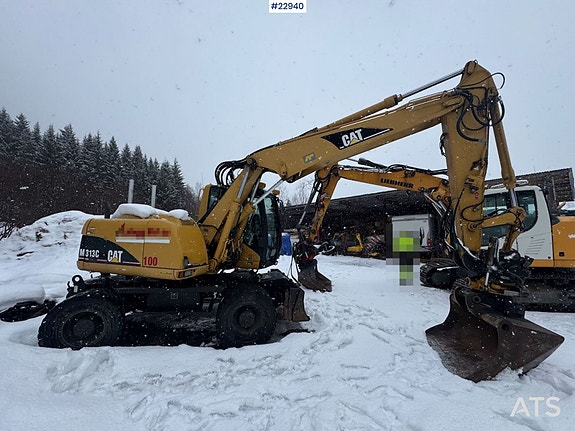 Caterpillar M313 C m/ 1 skuffe, tilt og Mikrofyn maskinstyring. Nyoverhalt girkasse. 4 of 28