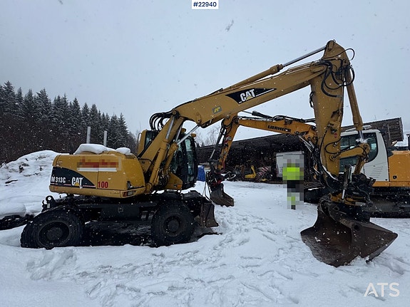 Caterpillar M313 C m/ 1 skuffe, tilt og Mikrofyn maskinstyring. Nyoverhalt girkasse. 5 of 28