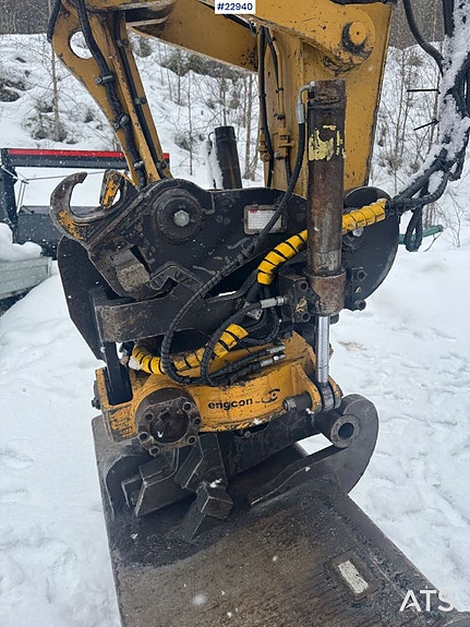 Caterpillar M313 C m/ 1 skuffe, tilt og Mikrofyn maskinstyring. Nyoverhalt girkasse. 26 of 28
