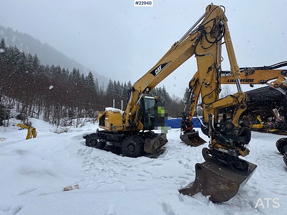 Caterpillar M313 C m/ 1 skuffe, tilt og Mikrofyn maskinstyring. Nyoverhalt girkasse. 3 of 28