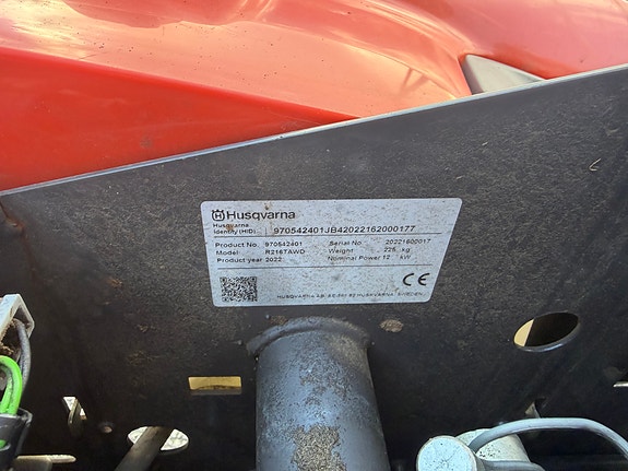Husqvarna Rider m/lite timer 10 of 12