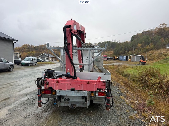 Iveco eurocargo 100E21 planbil med bakmontert kran. REP.OBJEKT 4 of 30