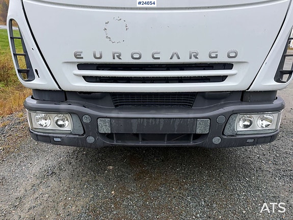 Iveco eurocargo 100E21 planbil med bakmontert kran. REP.OBJEKT 8 of 30
