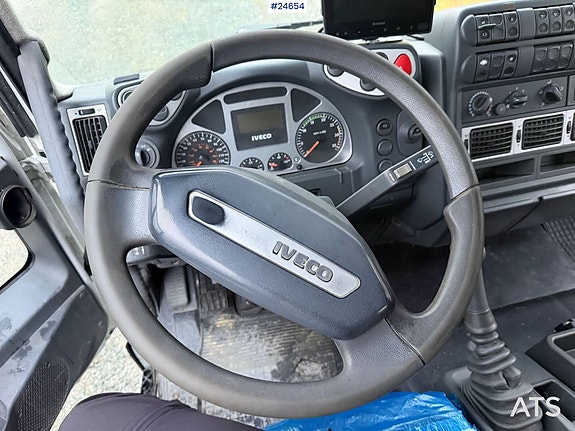 Iveco eurocargo 100E21 planbil med bakmontert kran. REP.OBJEKT 22 of 30