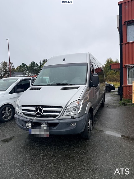 Mercedes-Benz Sprinter 516 minibuss m/ 16+1 seter, smartfartsskriver og godkjent som lærevogn. Bare 66.000 km! 2 of 13