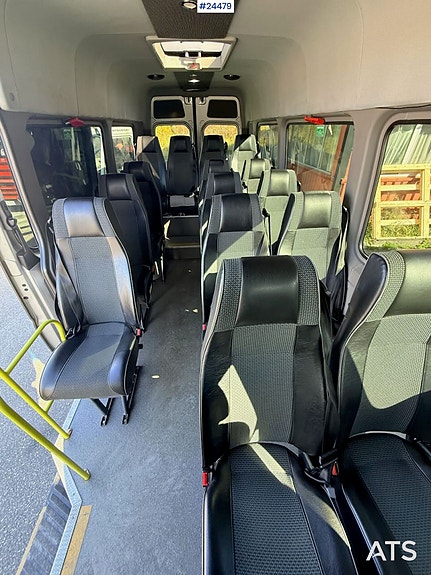 Mercedes-Benz Sprinter 516 minibuss m/ 16+1 seter, smartfartsskriver og godkjent som lærevogn. Bare 66.000 km! 8 of 13