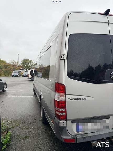 Mercedes-Benz Sprinter 516 minibuss m/ 16+1 seter, smartfartsskriver og godkjent som lærevogn. Bare 66.000 km! 4 of 13