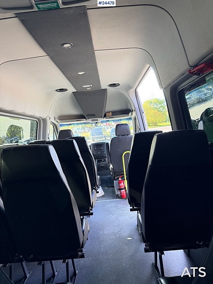 Mercedes-Benz Sprinter 516 minibuss m/ 16+1 seter, smartfartsskriver og godkjent som lærevogn. Bare 66.000 km! 10 of 13