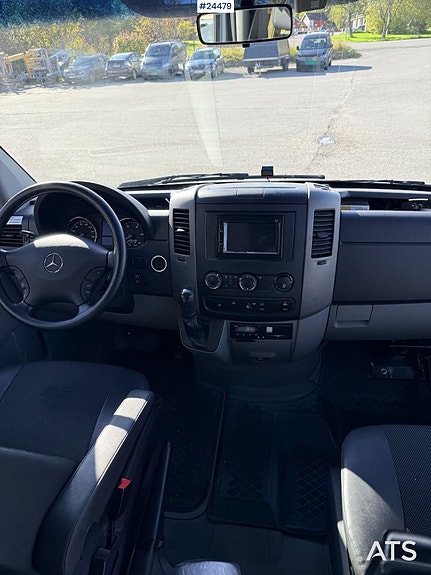 Mercedes-Benz Sprinter 516 minibuss m/ 16+1 seter, smartfartsskriver og godkjent som lærevogn. Bare 66.000 km! 11 of 13